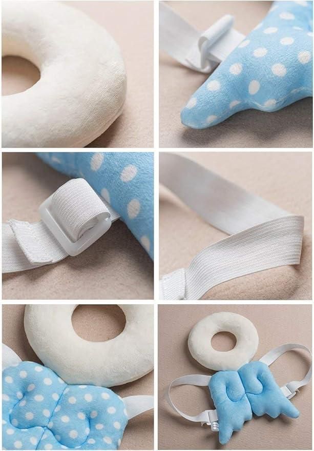 Baby Back Head Protector Toddlers Head Safety Pad Cushion Flexible Strap - Furnishicon