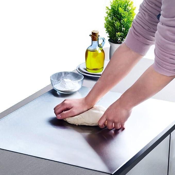 Stainless Steel Chopping Board (35x31cm) - Furnishicon