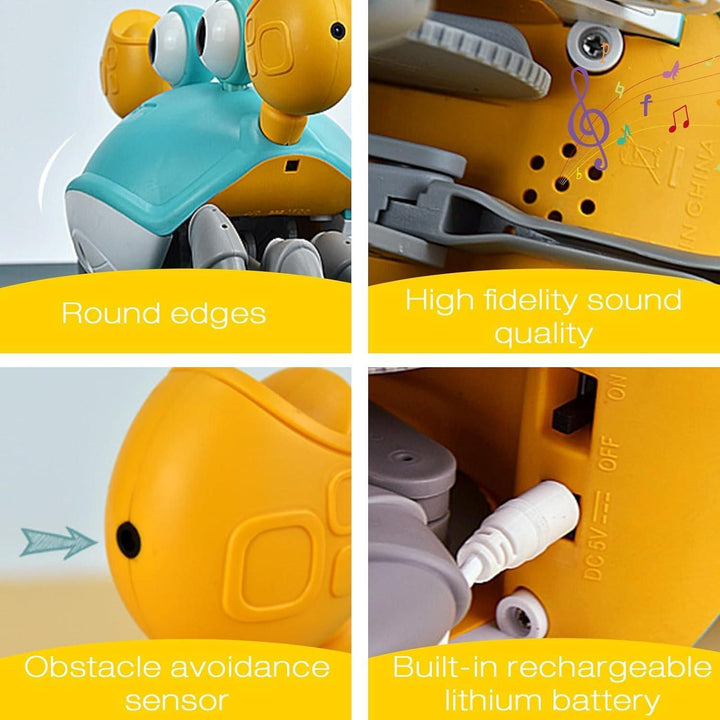 Cute Dancing Crab Toy with USB Rechargeable - Furnishicon