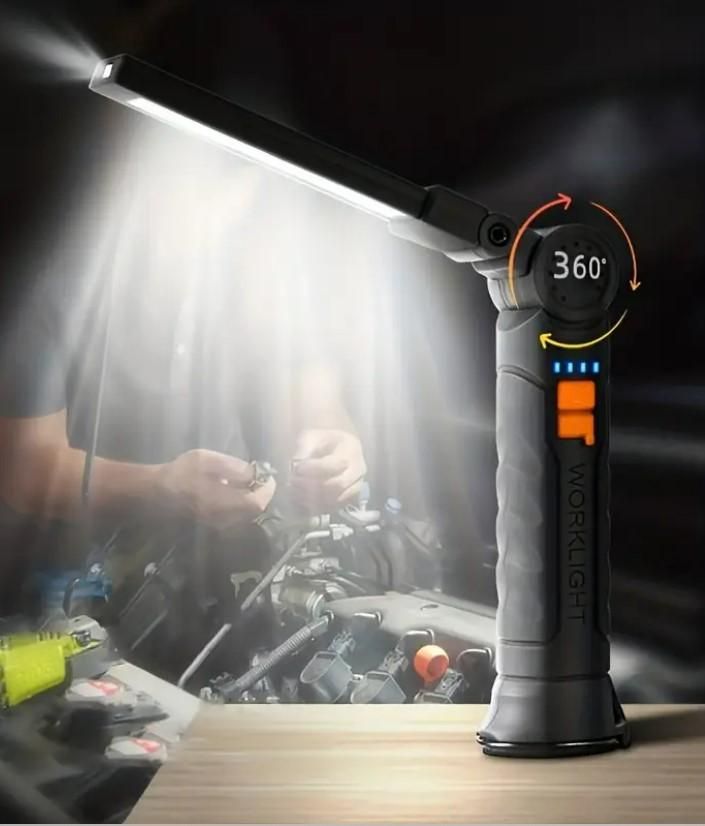 Magnetic LED COB Light USB Rechargeable - Furnishicon