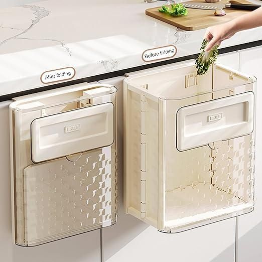 Foldable Wall Mounted Trash Can - Furnishicon