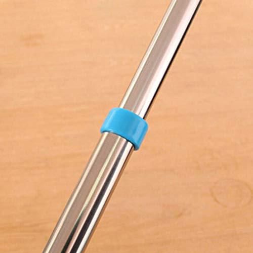 Mop - Wet and Dry Cleaning Flat Microfiber Floor Cleaning Mop with Telescopic Long Handle Dry Mop - Furnishicon