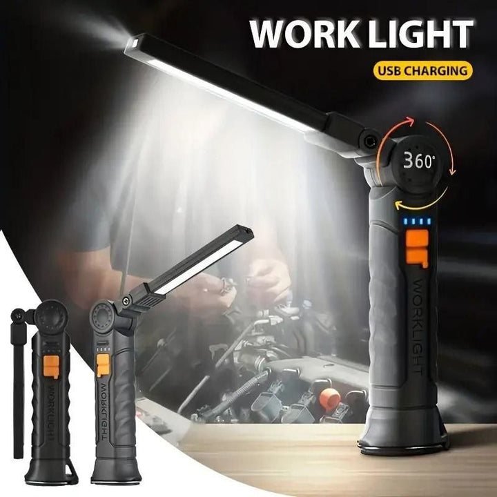 Magnetic LED COB Light USB Rechargeable - Furnishicon