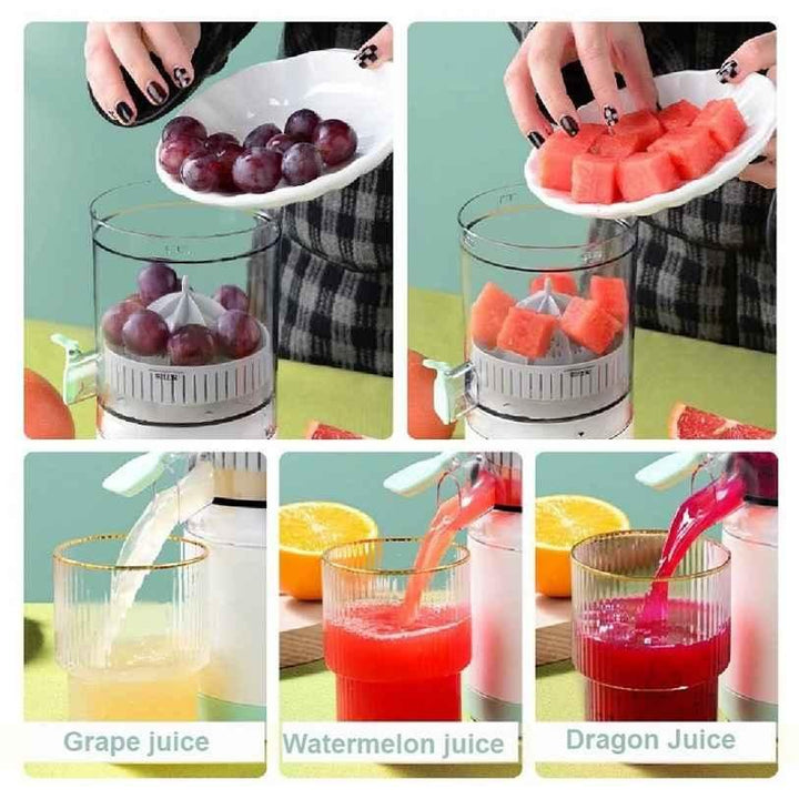 Portable USB Mini Electric Rechargeable Blender Fruit Fresh Juice Lemon Maker - Furnishicon