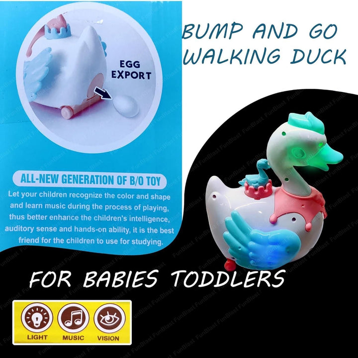 Swan Lay Egg Toy for Kids - 360 Degree Rotation - Furnishicon