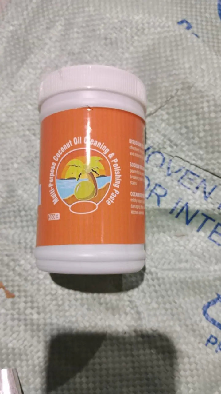 Coconut Shine Multi - Use Cleaning & Polishing Paste - 300g (Twin Pack) - Furnishicon
