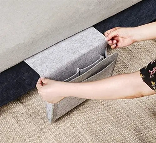 Bedside Caddy Essentials Pocket Hanging Storage Organizer - Furnishicon