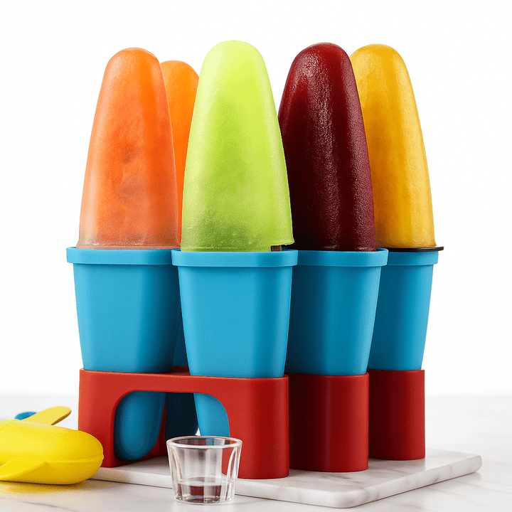 Multipurpose Separable Plastic Candy Ice Cube Maker Set of 6 - Furnishicon